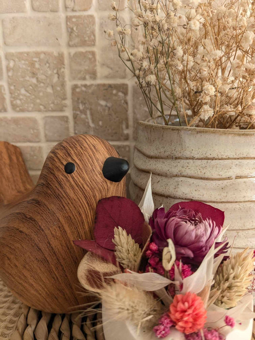 Décoration – coquille d’œuf + fleurs séchées