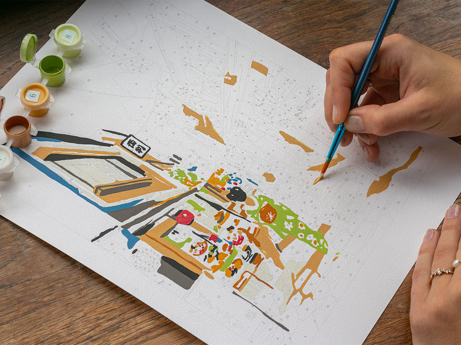 Coffret peinture au numéro - Petit Pinceau Kyoto