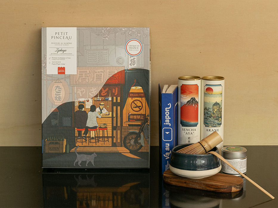 Coffret peinture au numéro - Petit Pinceau - Izakaya par Eloze & Matthieu Verlaine
