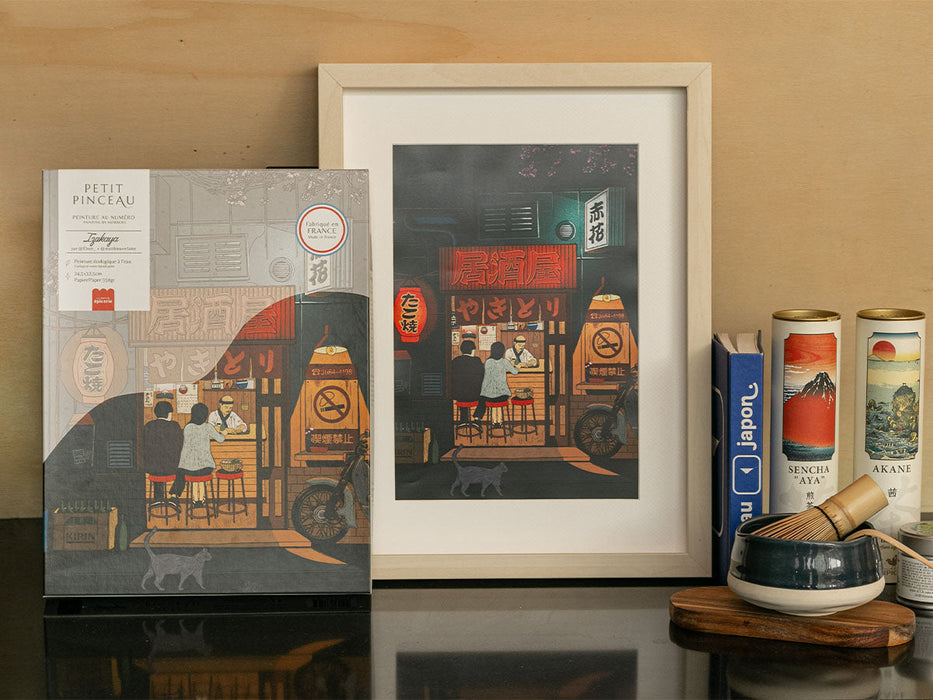 Coffret peinture au numéro - Petit Pinceau - Izakaya par Eloze & Matthieu Verlaine