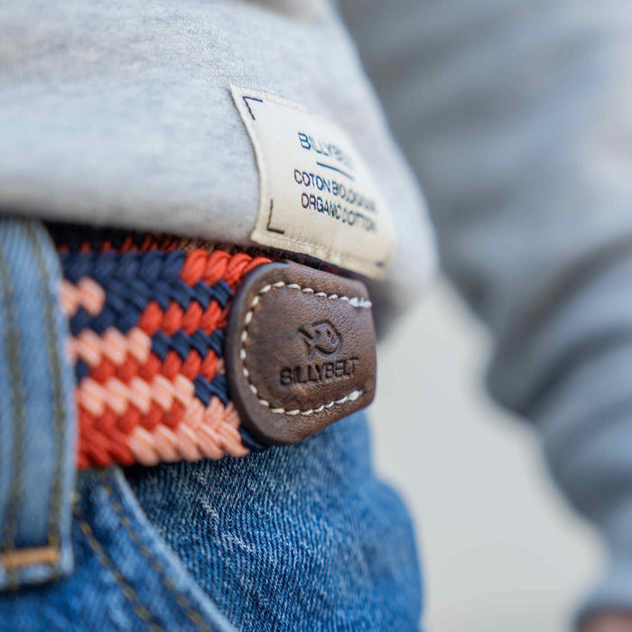 CEINTURE TRESSÉE ÉLASTIQUE MULTICOLORE