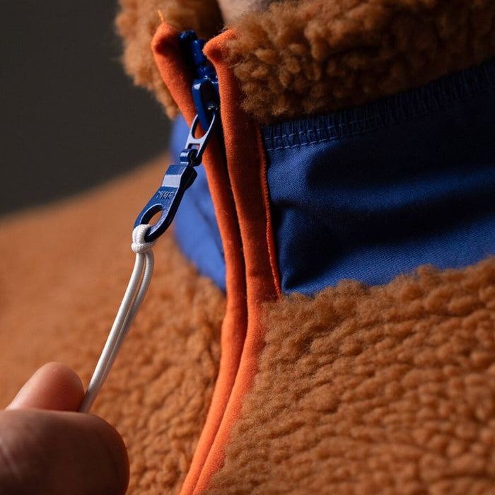 Veste sherpa mixte zippée