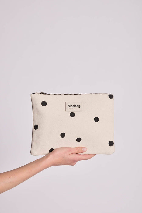 Pochette Ema Pois écru
