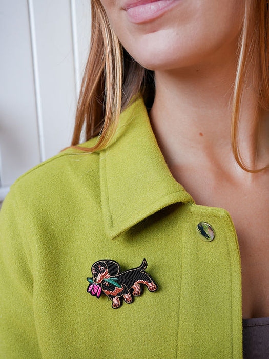 Broche Teckel