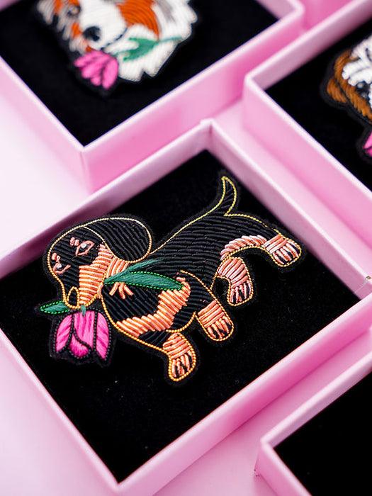 Broche Teckel