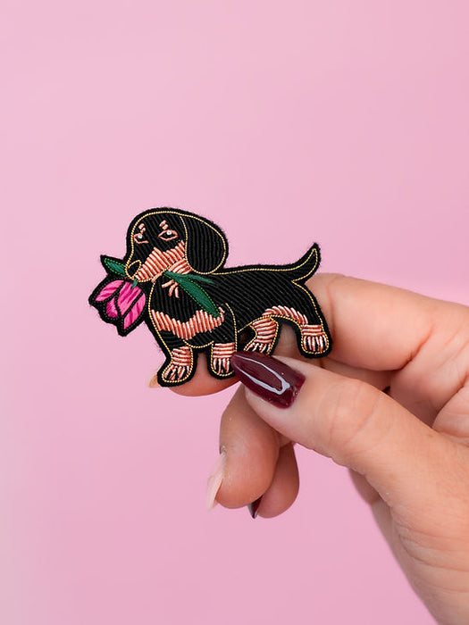 Broche Teckel