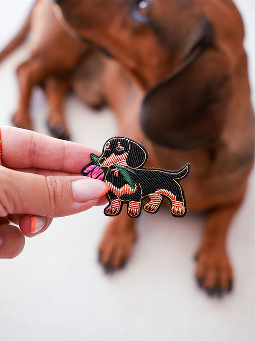 Broche Teckel