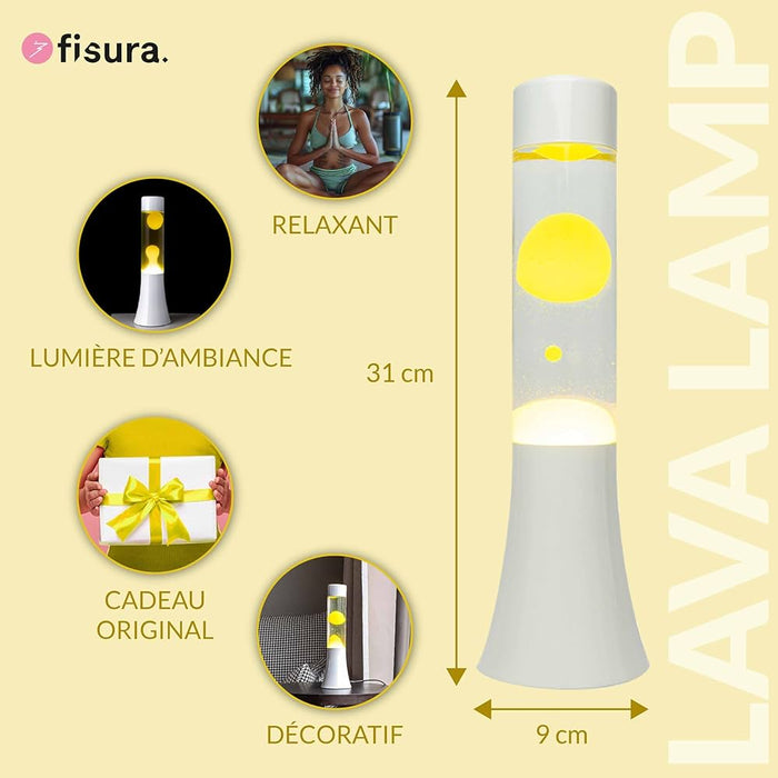 Lava Lampe - jaune