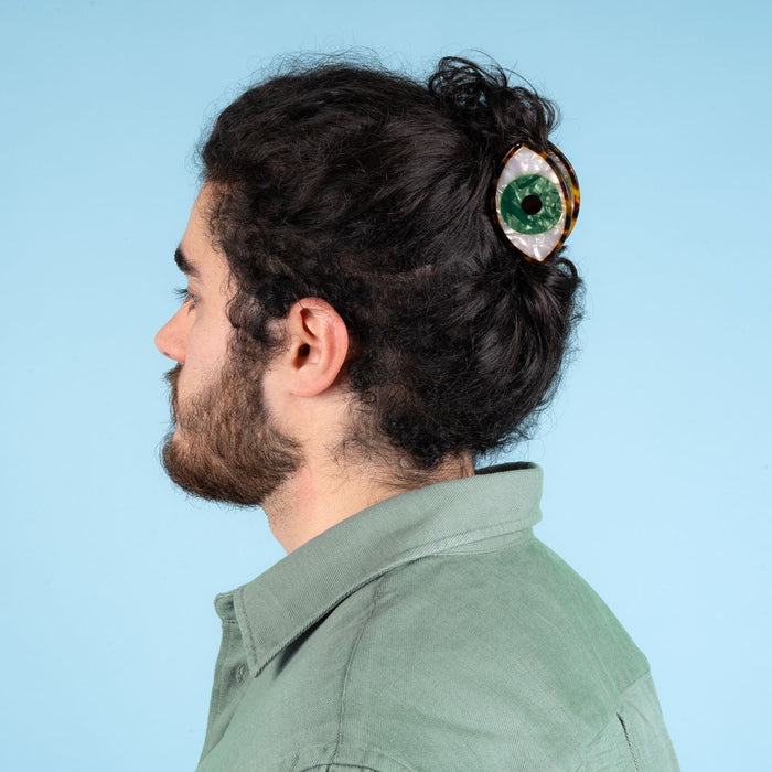 PINCE À CHEVEUX OEIL - VERT