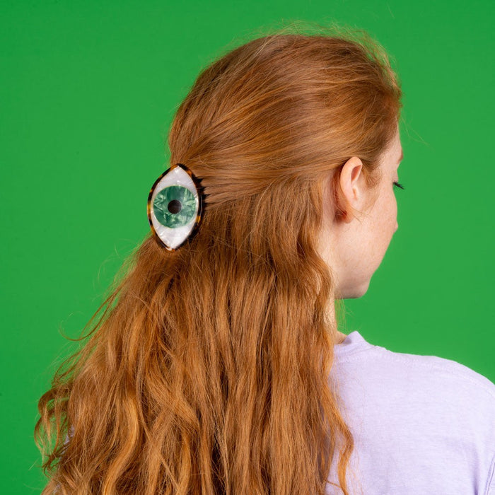PINCE À CHEVEUX OEIL - VERT