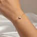 CORINNE - Bracelet en acier avec cœur zircon par DUESTELLE ITALIA • automne, bracelet, love, MOTHER