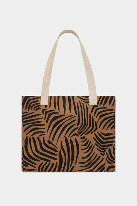 Sac cabas Claude - Zèbre cannelle