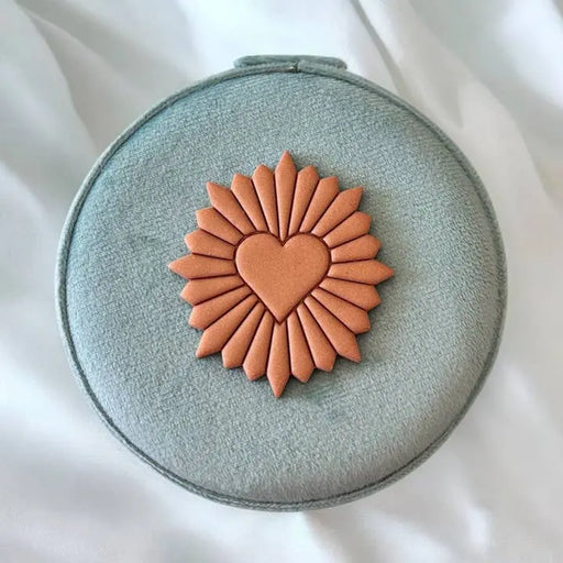 Boîte à bijoux de voyage Sacred Heart Celeste par DUESTELLE ITALIA • Amour, GLAMOUR, love, NEW,