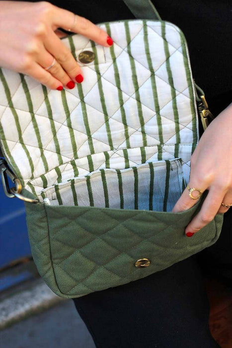 Sac Margault matelassé Olive
