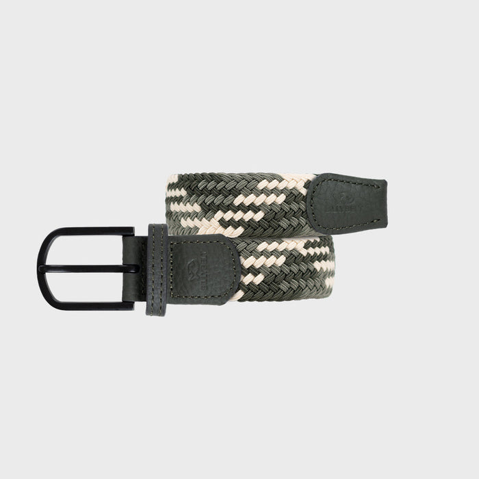 CEINTURE TRESSÉE ÉLASTIQUE MULTICOLORE