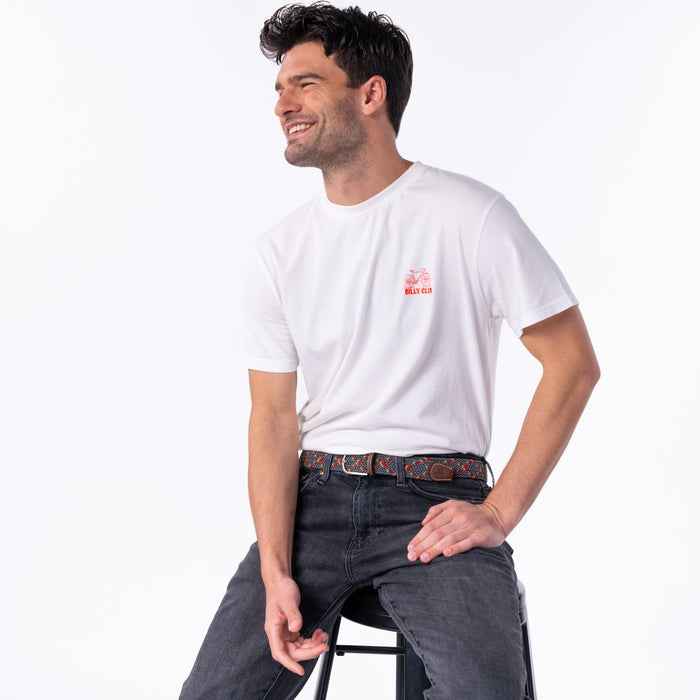 CEINTURE TRESSÉE ÉLASTIQUE MULTICOLORE