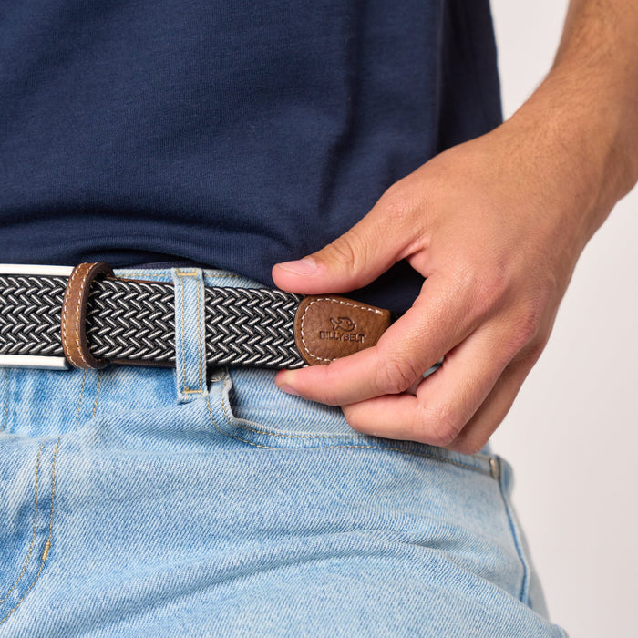 CEINTURE TRESSÉE ÉLASTIQUE MULTICOLORE