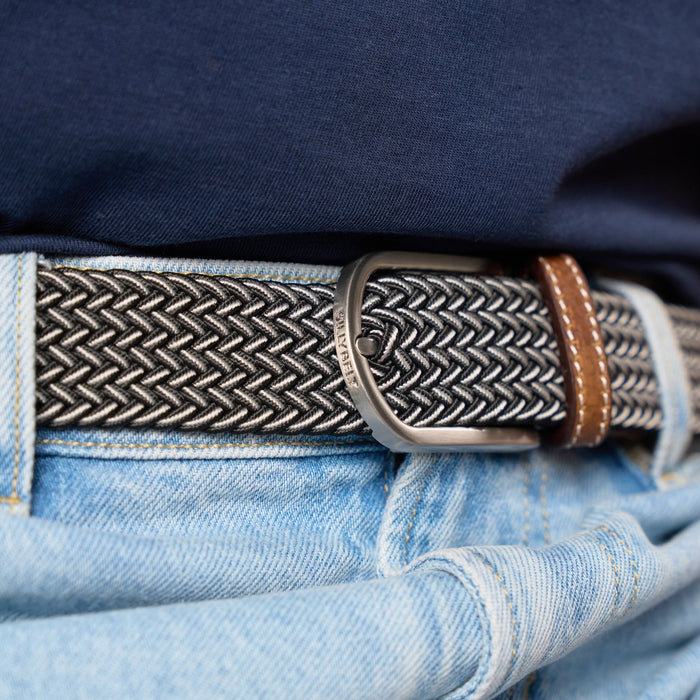 CEINTURE TRESSÉE ÉLASTIQUE MULTICOLORE