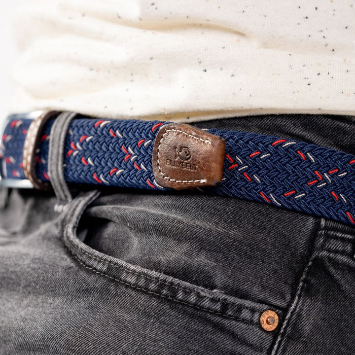 CEINTURE TRESSÉE ÉLASTIQUE MULTICOLORE
