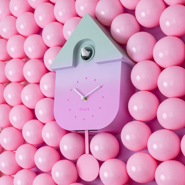 Horloge à coucou à dégradé