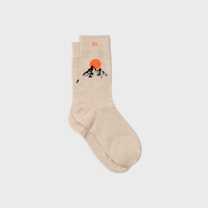 CHAUSSETTES EN COTON PEIGNÉ - Fantaisie
