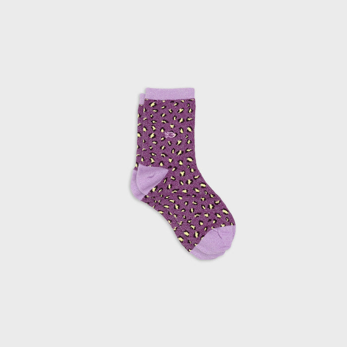 Chaussettes KIDS léopard pailletées