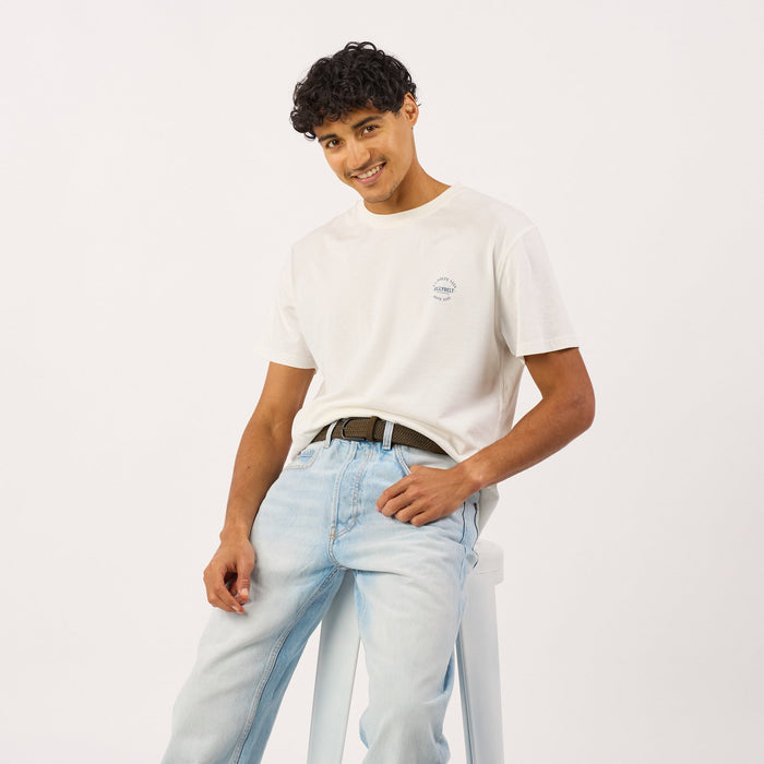 CEINTURE TRESSÉE ÉLASTIQUE - DAIM