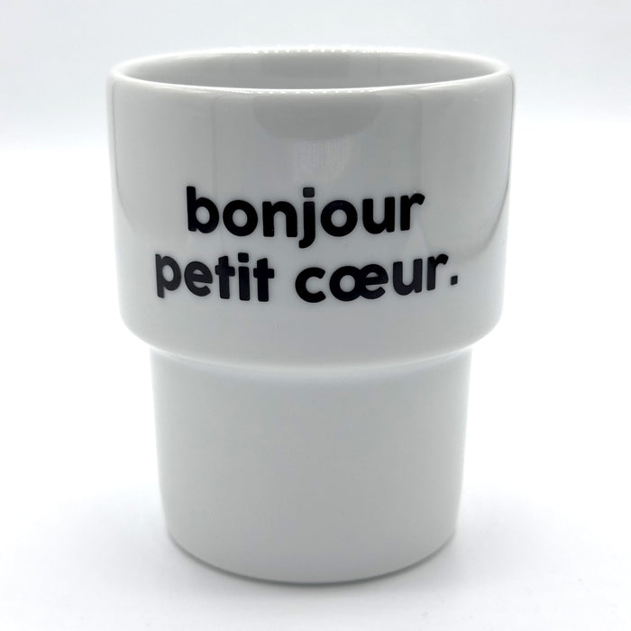 GOBELET BONJOUR PETIT COEUR