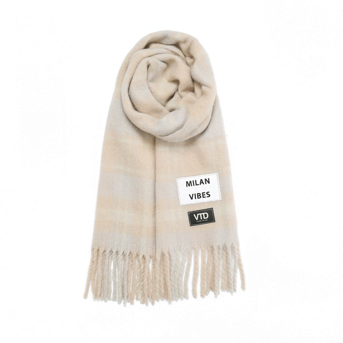 MAXI ECHARPES - Laine +  Fibres recyclées