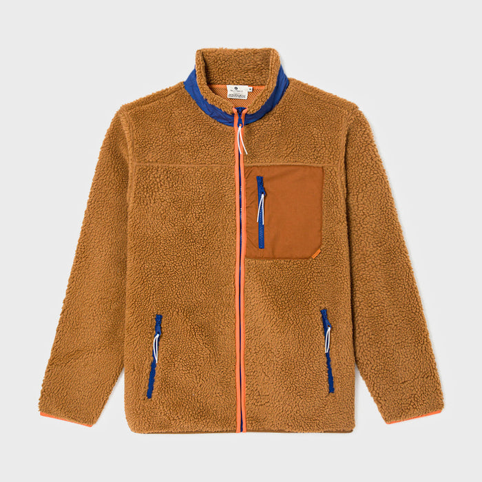 Veste sherpa mixte zippée