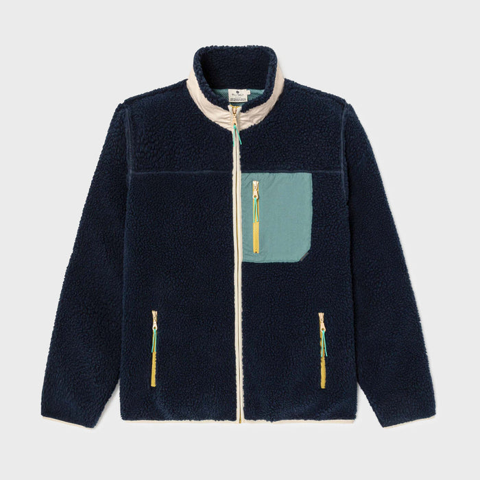 Veste sherpa mixte zippée