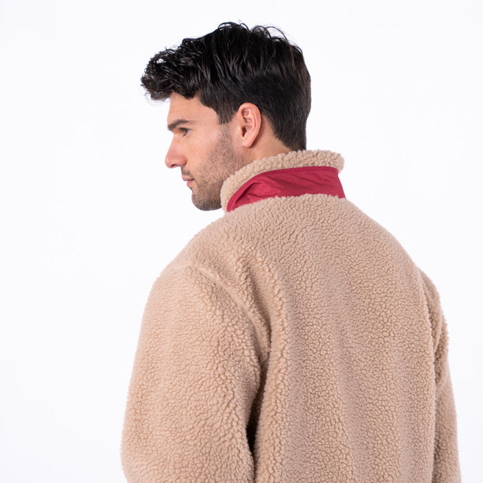 Veste sherpa mixte zippée