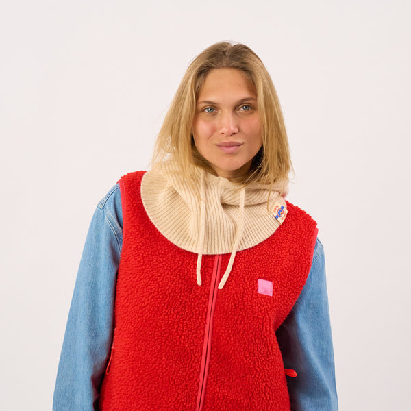 Cagoule en laine véritable