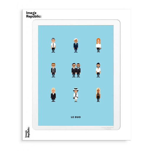 AFFICHE Collection: PLANCHE CREATEURS 2 - LE DUO par IMAGE REPUBLC • affiche, fabriqué à la main, 
