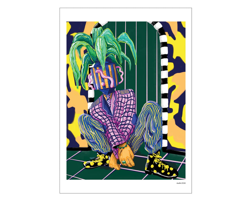 AFFICHE ’ LE DANSEUR - Série Au Vert - par STUDIO 2920 • affiche, ALSACE, breakdance, danse,