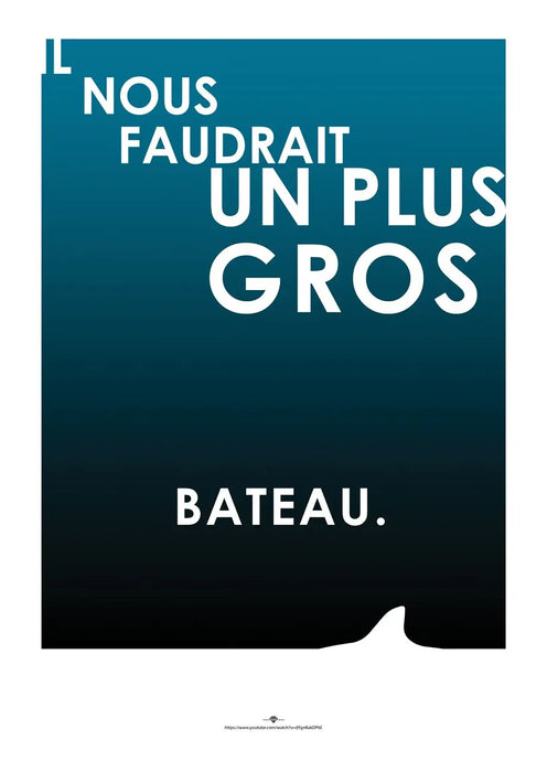 Eyefood Factory - Décoration Murale - Affiche Gros bateau - Premier ÉTAGE