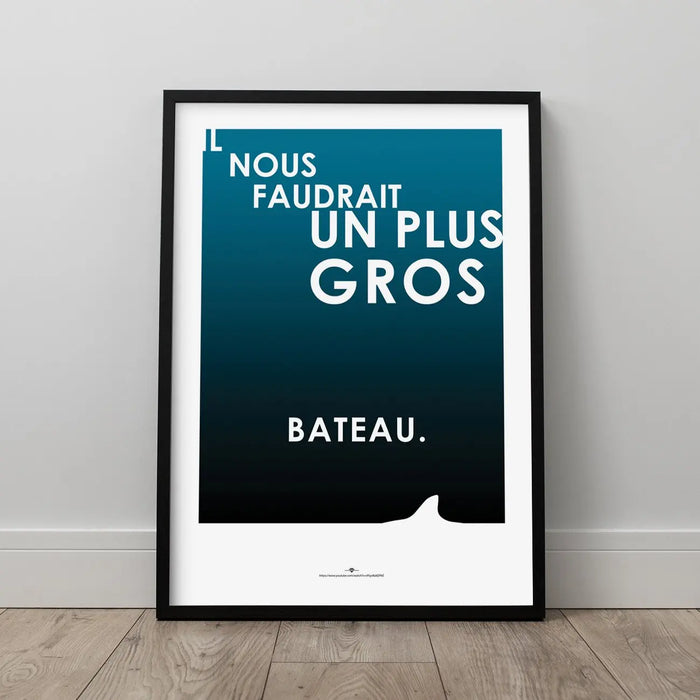 Eyefood Factory - Décoration Murale - Affiche Gros bateau - Premier ÉTAGE