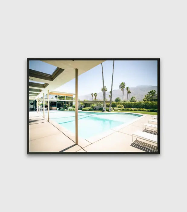Affiche Palm Springs - Poolside par DAVID & STUDIO • affiche, architecture, couleur, europe,