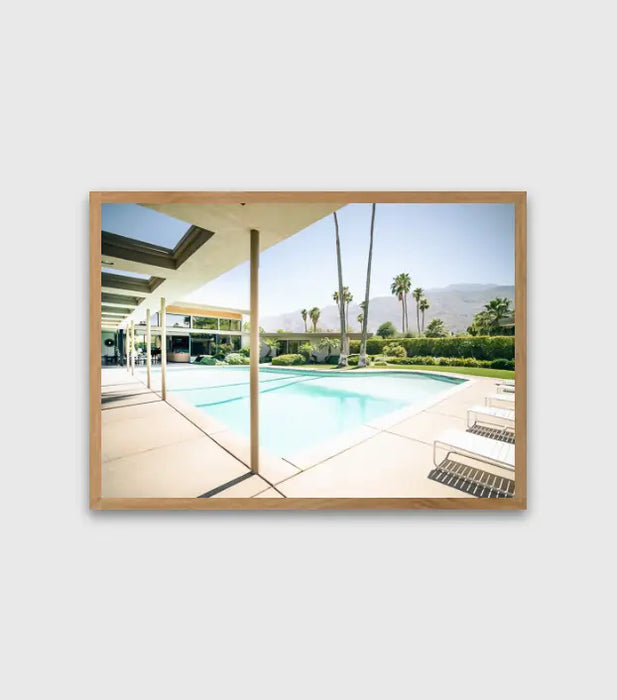 Affiche Palm Springs - Poolside par DAVID & STUDIO • affiche, architecture, couleur, europe,