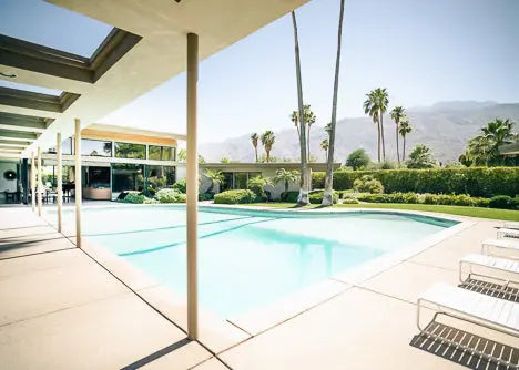 Affiche Palm Springs - Poolside par DAVID & STUDIO • affiche, architecture, couleur, europe,