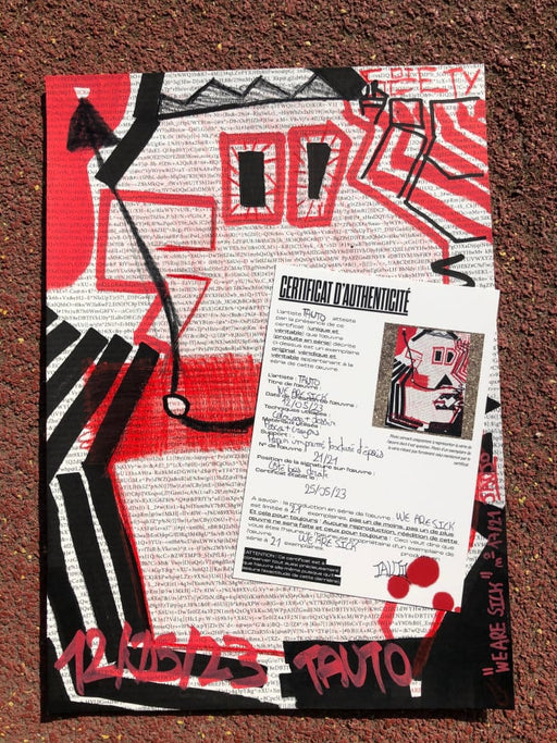 Affiche - WE ARE SICK par TAUTO • affiche, ALSACE, art, artiste, BACK TO SCHOOL