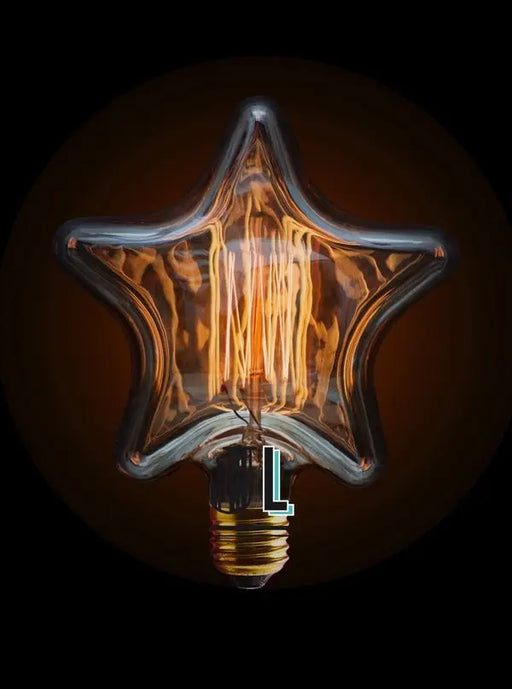 Ampoule à filament modèle STAR par OPJET • CHRISTMAS, DECO NOËL, lifestyle, Noël, utile