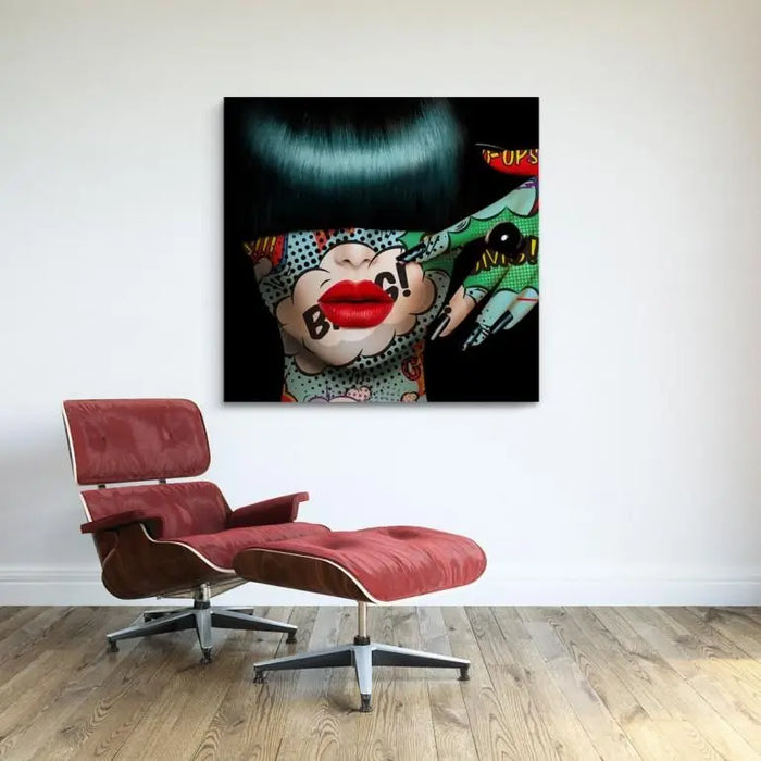 Copie de BANG by Monika Nowak - 40X40cm par Eyefood Factory • art, artiste, embellir, fabriqué à la 