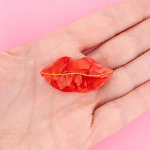 BARRETTE BOUCHE par COUCOU SUZETTE • accessoires, BACK TO SCHOOL, barrette, cheveux, dressing