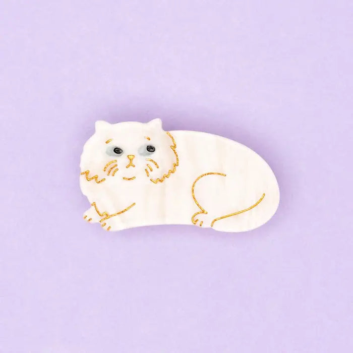 Barrette Chat Persan par COUCOU SUZETTE • accessoires, bijoux, chat, dressing, fabriqué à la main