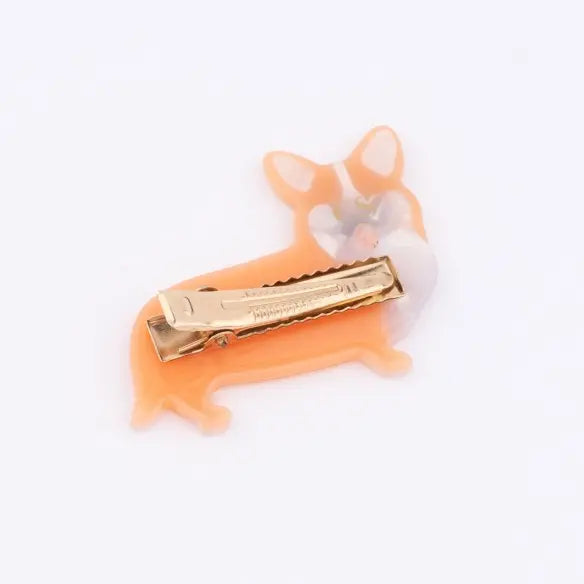 BARRETTE CORGI par COUCOU SUZETTE • CHIEN, CORGI, crayons, handmade, invitation