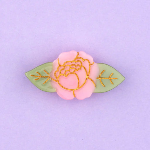 BARRETTE PIVOINE par COUCOU SUZETTE • accessoires, automne, barrette, cheveux, dressing