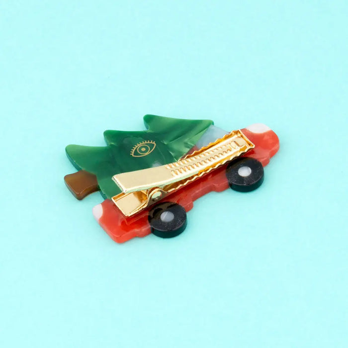 Barrette Voiture sapin par COUCOU SUZETTE • automne, CHRISTMAS, handmade, mode