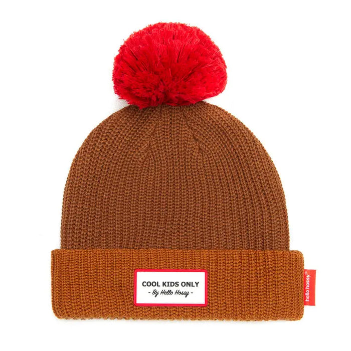Bonnet Color Block Brownie par HELLO HOSSY • BACK TO SCHOOL, beau, CASQUETTE, COULEUR, enfant