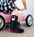 BOTTES EN CAOUTCHOUC WISTITI -NOIR par BOXBO • BACK TO SCHOOL, beau, bottes, enfant, enfantkids